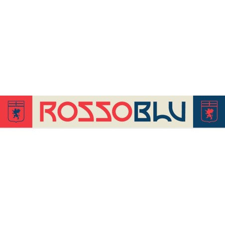 Genoa 133 - Sciarpa Tubolare Genoa Panna RossoBlu