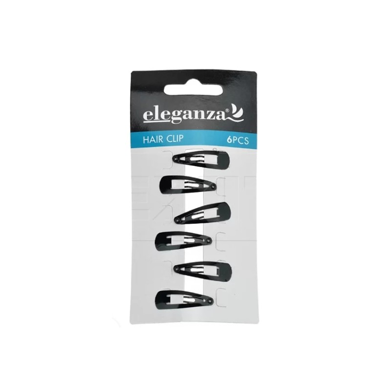 Koopman 397413 - Clic Clac Capelli Nero/Marrone Busta 6 Pz