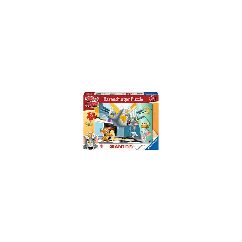 Ravensburger 03126 - Puzzle 24 Pezzi Maxi - Tom & Jerry