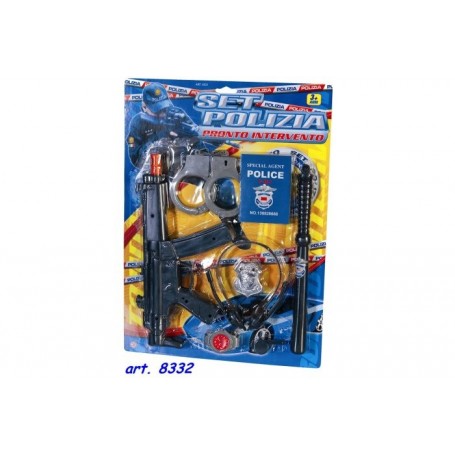 Rstoys 8332 - Blister Polizia 2 Soggetti Ass.