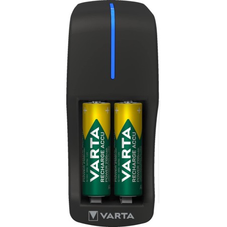 Varta 5063 - Mini Charger Presa + 2 Stilo Ricaricabili