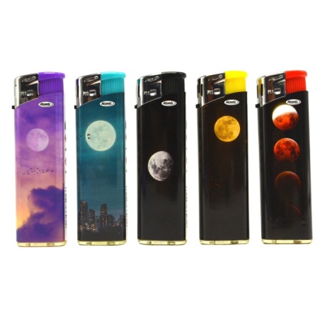 Atomic 3648095 - Accendini Elettronici Ricaricabili Moon Conf.50 pz