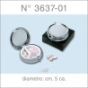 Geit 3637 - Porta Pillole Tondo Da Tasca In Metallo