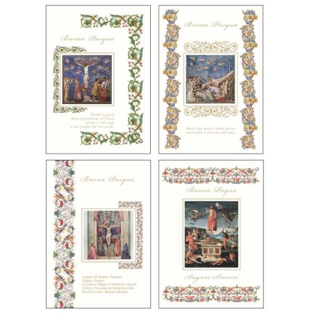 Marpimar 21ASR23 - Biglietti Pasqua Religiosi Conf. 12 pz