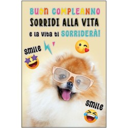 Marpimar ALOD10 - Biglietti Compleanno Animali Fotografici Conf.12 pz
