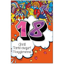 Marpimar ALOD11 - Biglietti Diciotto Anni Conf.12 pz