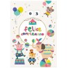 Marpimar ALOD13 - Biglietti Compleanno Doppia Rotella Conf.12 pz