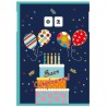 Marpimar ALOD13 - Biglietti Compleanno Doppia Rotella Conf.12 pz