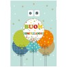 Marpimar ALOD13 - Biglietti Compleanno Doppia Rotella Conf.12 pz