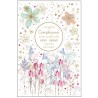 Marpimar ALOD17 - Biglietti Compleanno e Auguri Fiori e Farfalle Conf.12 pz