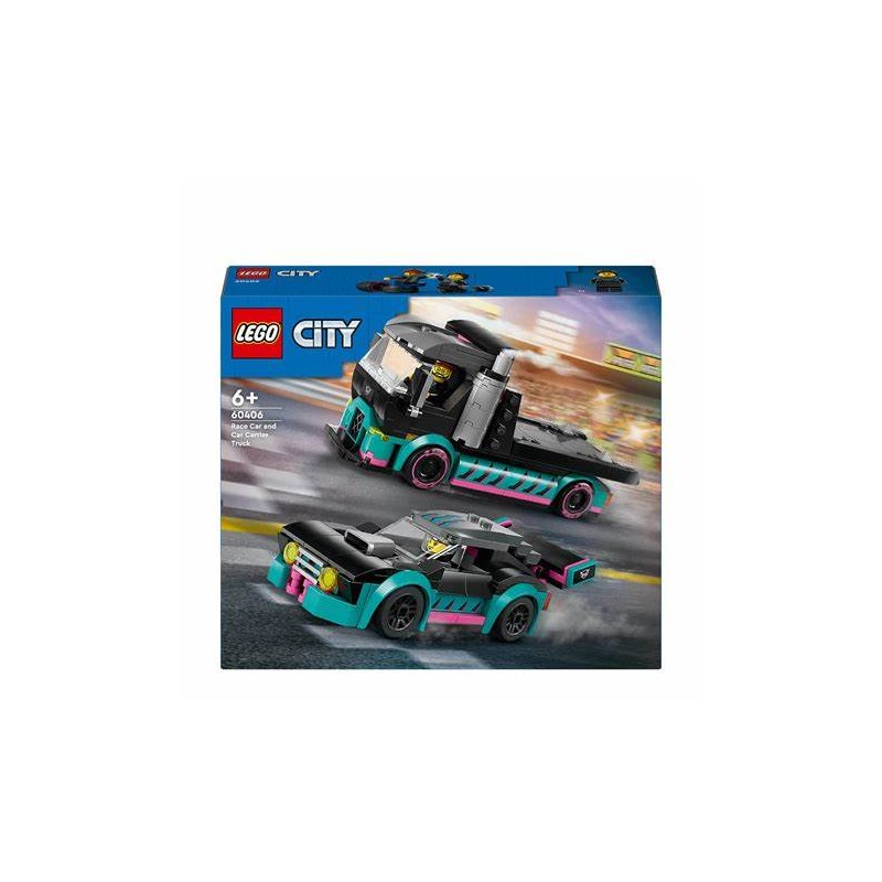 Lego 60406 - City - Camion con Macchina Da Corsa