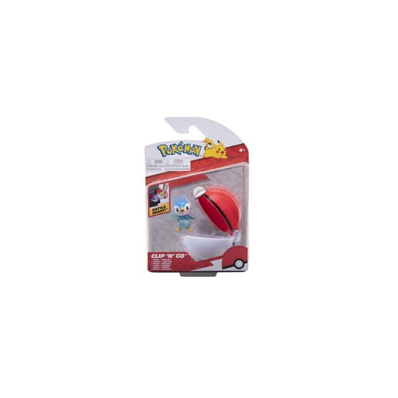 Rei Toys 160205 - Pokemon - Clip n'Go Piplup + Poke Ball
