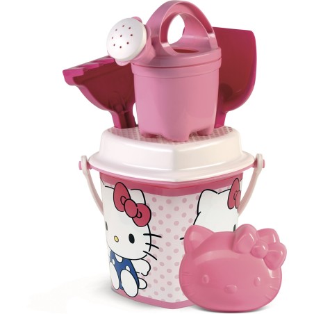 Androni 1340 - Secchiello Completo Hello Kitty Cuore D.19 cm