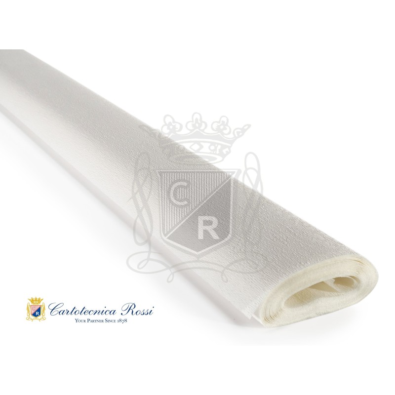 Cartotecnica Rossi 330 - Carta Crespa 60gr 50 x 250 Bianca