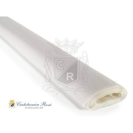 Cartotecnica Rossi 330 - Carta Crespa 60gr 50 x 250 Bianca