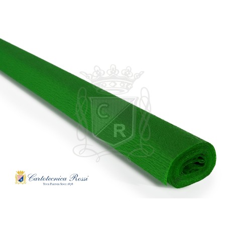 Cartotecnica Rossi 236 - Carta Crespa 60gr 50 x 250 Verde Prato