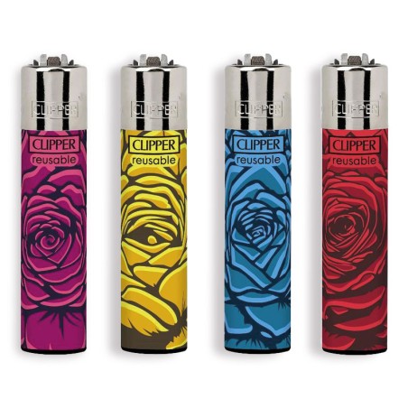 Clipper 20135 - Accendini Clipper Large Roses Conf.48 pz