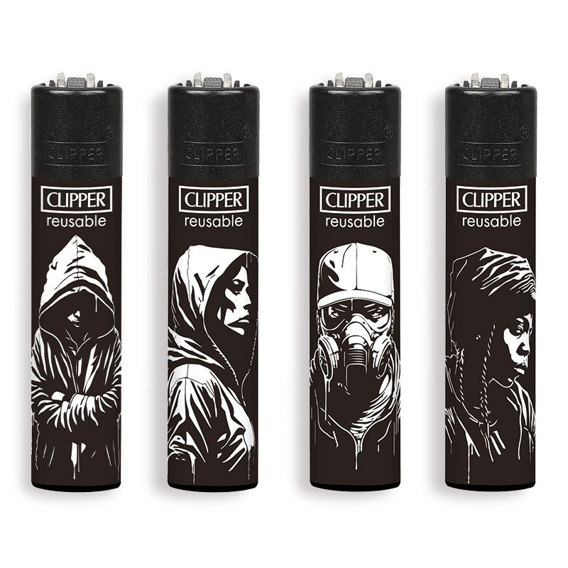 Clipper 8063 - Accendini Clipper Large Stencil Style Conf.48 pz