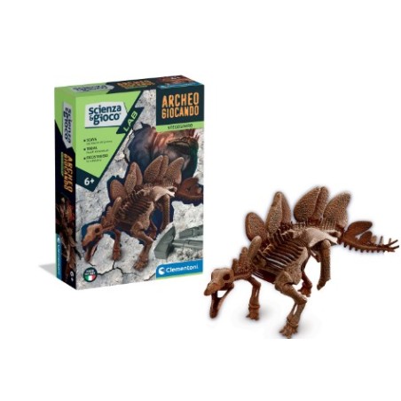 Clementoni 19389 - Scienza & Gioco - Archeogiocando Stegosauro