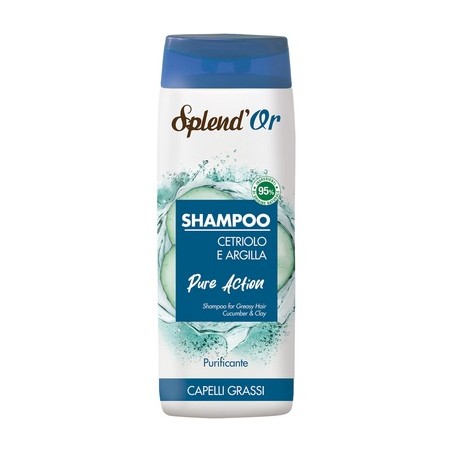Splend'or 176500 - Shampoo Cetriolo e Argilla Purificante 300 ml