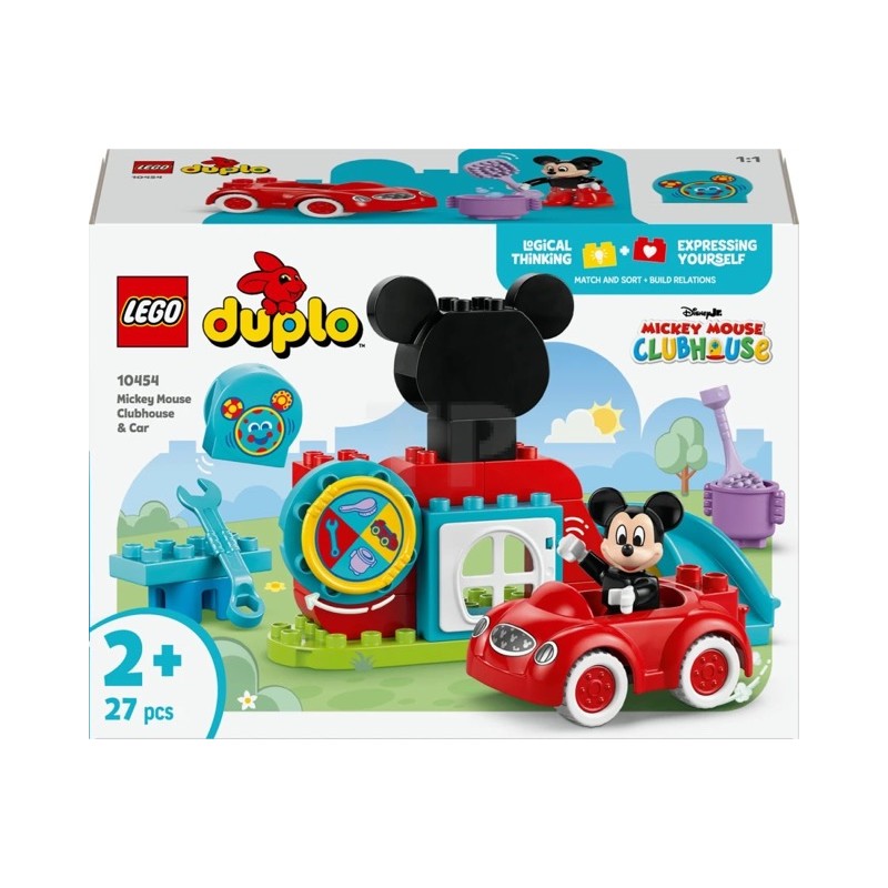 Lego 10454 - Duplo - La Casa e L’Auto di Topolino