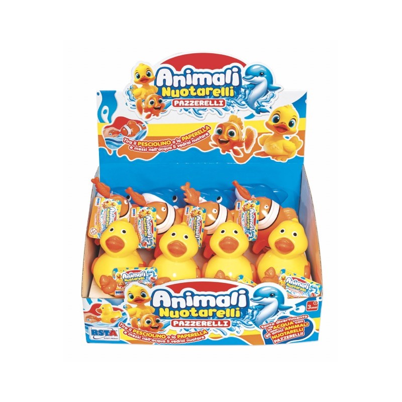 Rstoys 12059 - Animali Nuotarelli Display 12 pz