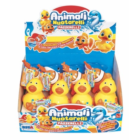 Rstoys 12059 - Animali Nuotarelli Display 12 pz