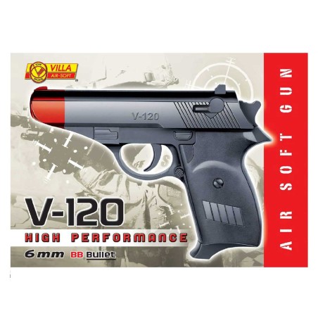 Villa Giocattoli 120 - Pistola V-120 Air Soft Calibro 6 mm
