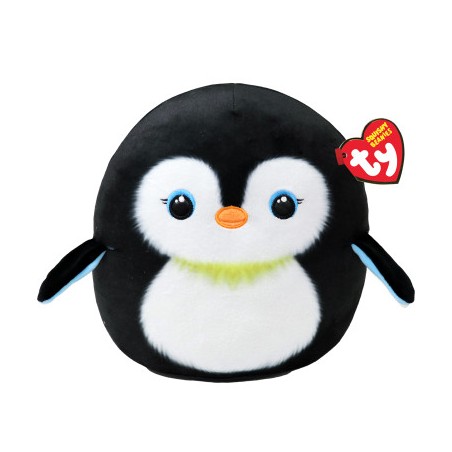 Ty 39284 - Squish-a-Boos - Cuscino Pinguino Neve 22 cm