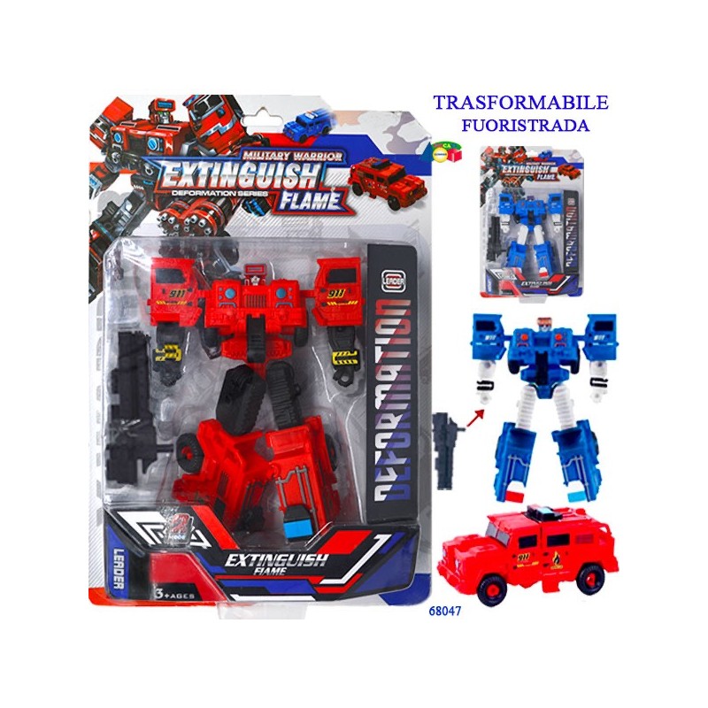Ginmar 68047 - Blister Fuoristrada Trasformabile 2 Ass