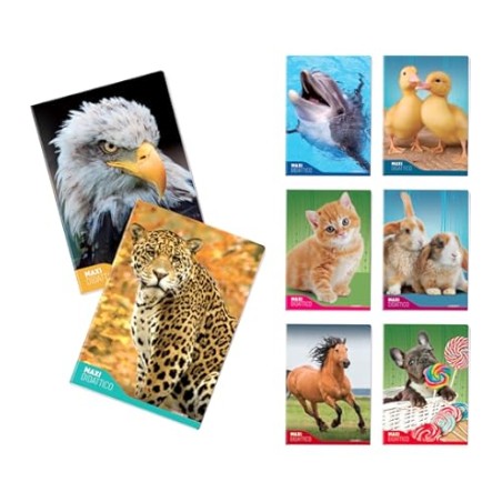 Blasetti 10046 - Maxi Quaderno A4 1R Fantasia Animali 100Gr