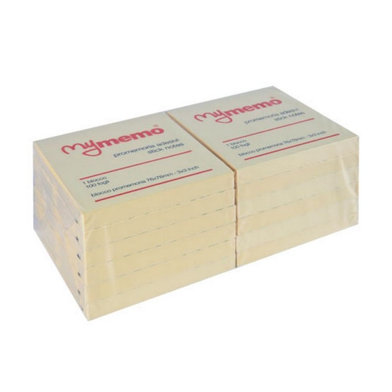 Ans 30001 - Memo Tip Giallo 76 x 76 Conf.12 Blocchetti