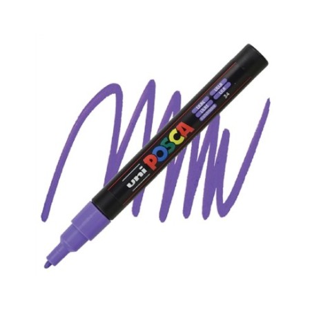 Uni Posca 3683 - Uni Posca Punta Fine Lilla PC-3