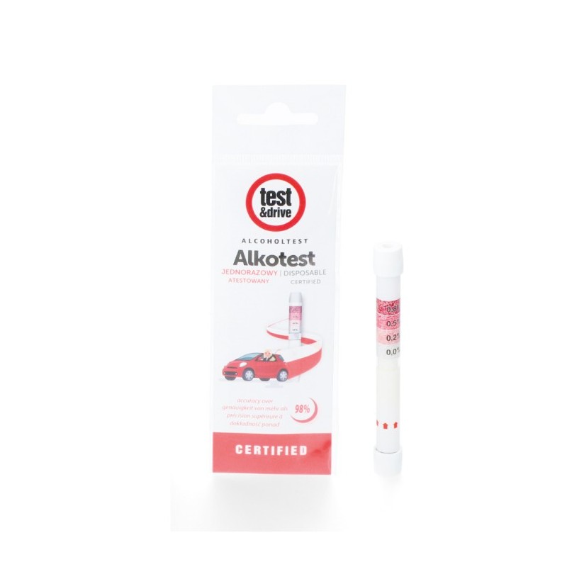 Groovy 8908 - Etilometro Test AlcoholTest Monouso