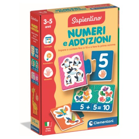 Clementoni 16840 - Sapientino - Numeri e Quantità