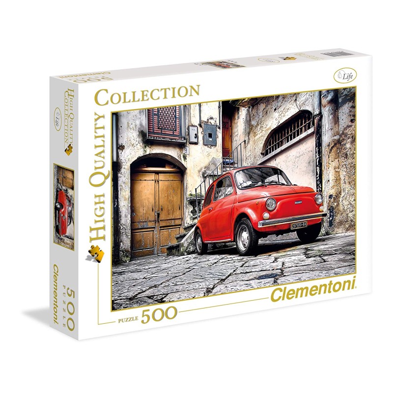 Clementoni 30575 - Puzzle 500 Pezzi - Fiat 500