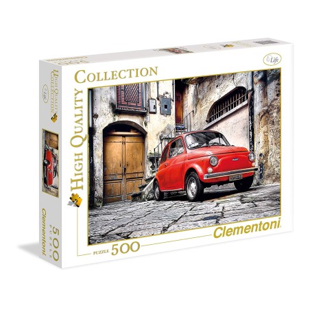Clementoni 30575 - Puzzle 500 Pezzi - Fiat 500