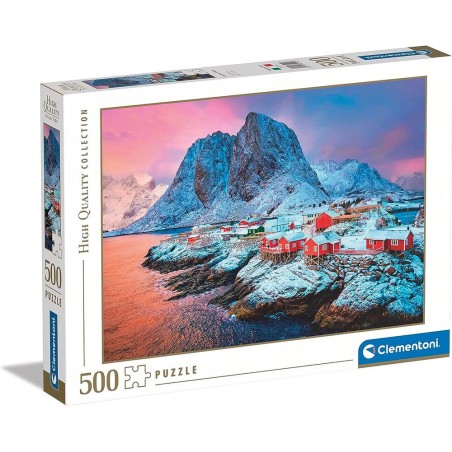 Clementoni 35144 - Puzzle 500 Pezzi - Hamnoy Village