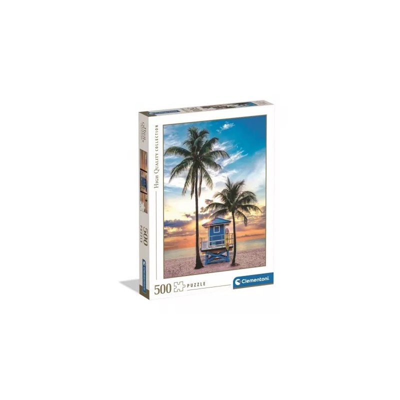 Clementoni 35568 - Puzzle 500 Pezzi - Miami Beach
