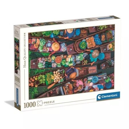 Clementoni 39882 - Puzzle 1000 Pezzi - Thai Floating Market