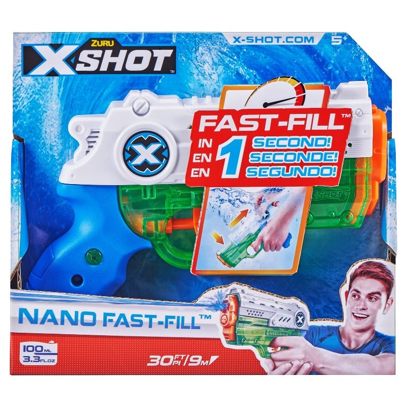 Zuru 56333 - X-Shot - Pistola Acqua Water Nano Fast-Fill