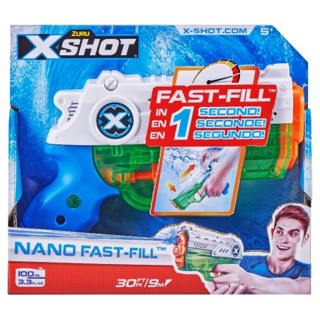 Zuru 56333 - X-Shot - Pistola Acqua Water Nano Fast-Fill