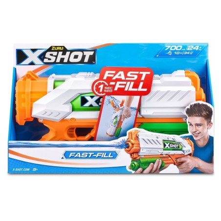 Zuru 56138 - X-Shot - Mitra Acqua Water Warfare Blaster Fast-Fill Medio