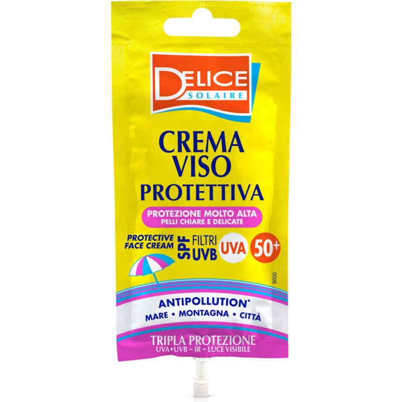 Delice 18630 - Crema Solare Viso FP50 Bustina 40 ml