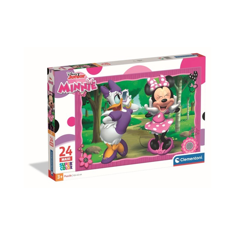 Clementoni 24091 - Puzzle 24 Pezzi Maxi - Minnie