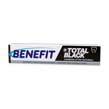 Benefit 21970 - Dentifricio Total Black Carboni Attivi 75 ml