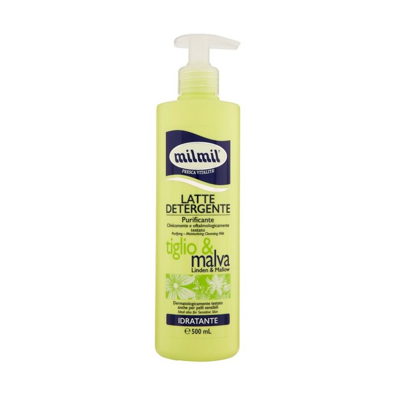 Mil Mil 24240 - Latte Detergente Nutriente Purificante Tiglio e Malva 500 ml