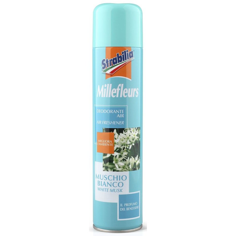 Strabilia 19800 - Deodorante per Ambiente Muschio Bianco 300 ml
