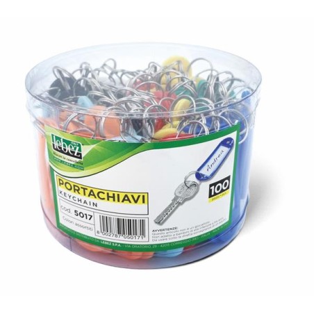 Lebez 5017 - Portachiavi con Targhetta Conf.100 pz