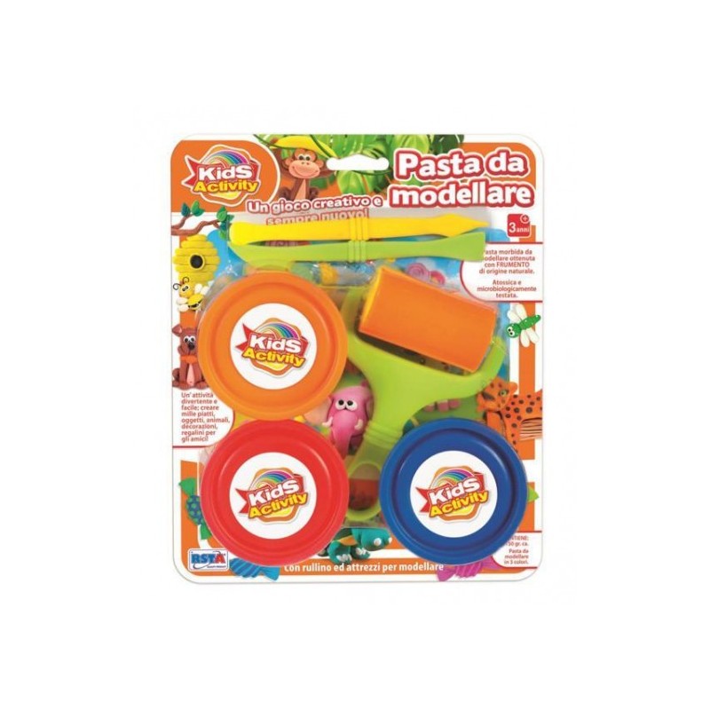 Rstoys 11270 - Blister 3 Barattoli Pasta da Modellare